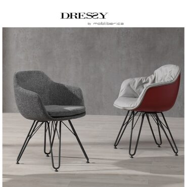 Sillón Lap Dressy Contract metal