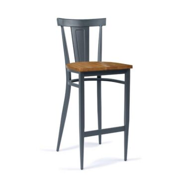 Taburete Hostelería 25-185 asiento madera macizo