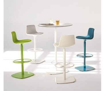 Taburete Lotus Enea pedestal