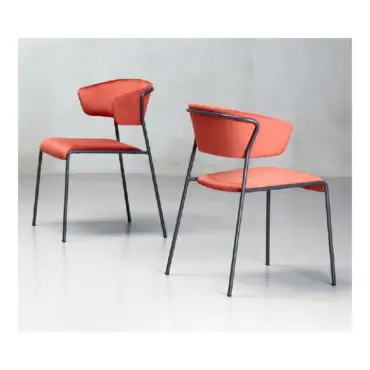 Silla de comedor Butaca 58-Lisa tapizada