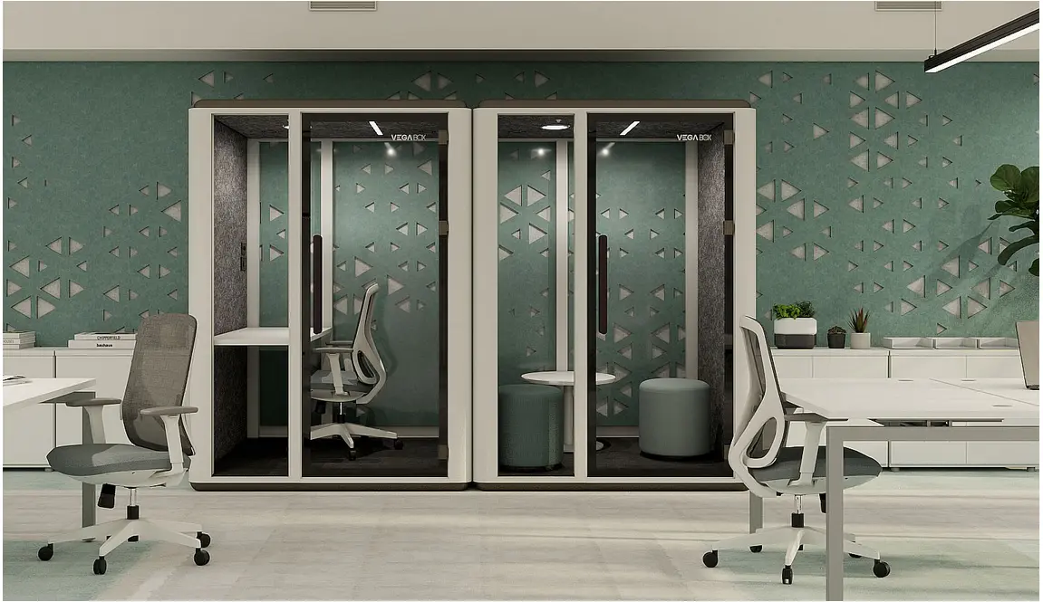 Cabina insonorizada 2 puestos