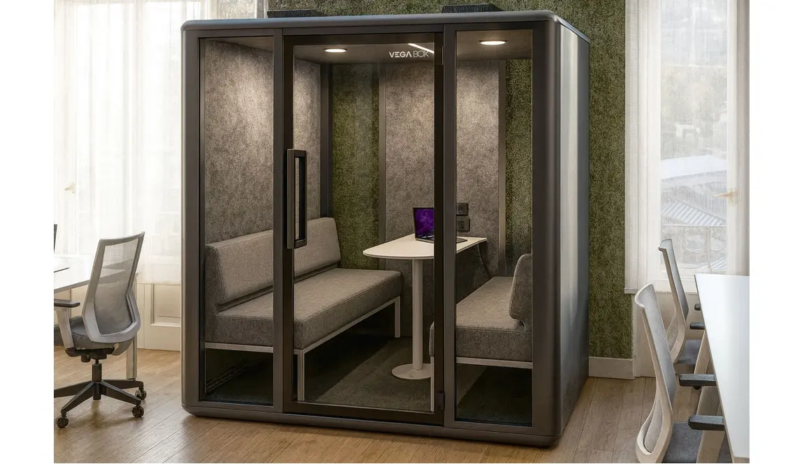 Cabina insonorizada 4 puestos