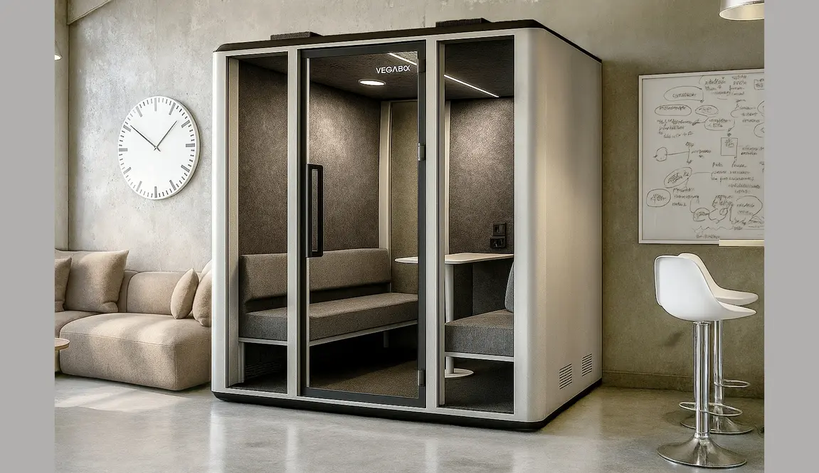 Cabina insonorizada 4 puestos