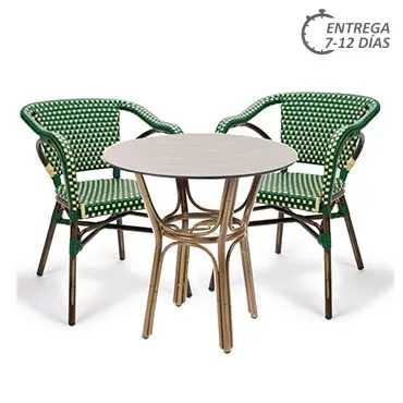 Conjunto mesa y sillones 25-Manila y Paris