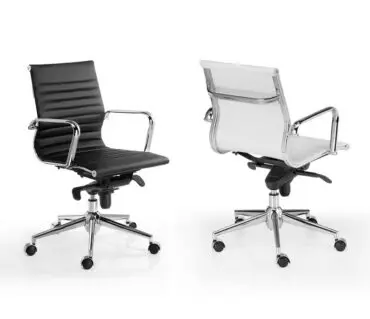 Sillón oficina 22-LDN Bajo Negro