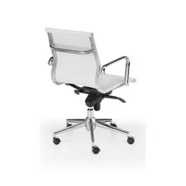 Sillón Oficina 22-LDN Bajo Blanco