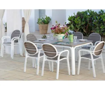 Conjunto Terraza Mesa Alloro+Sillones Palma Nardi