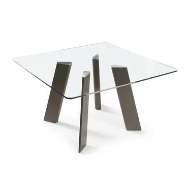 Mesa Comedor Cristal Transparente Play, Ramiro Tarazona
