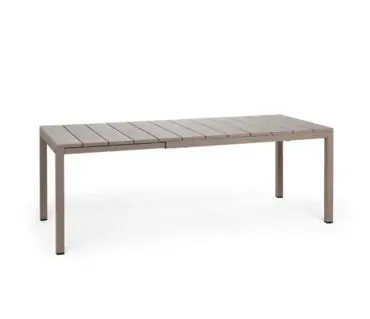 Mesa Terraza Río extensible con tapa de aluminio Nardi