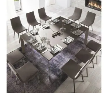 Mesa Comedor Urban cuadrada fija o extensible Ramiro Tarazona