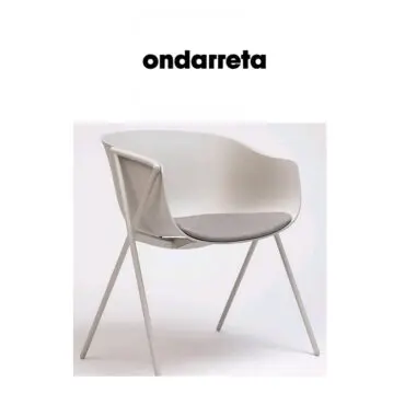 Silla Bai Ondarreta asiento tapizado