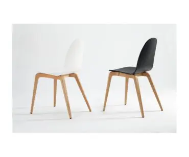 Silla Bob con patas de madera Ondarreta