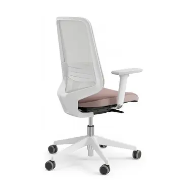 Sillón oficina Dot Pro respaldo malla blanca Forma 5