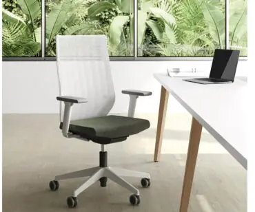 Sillón oficina Eben respaldo malla Forma 5