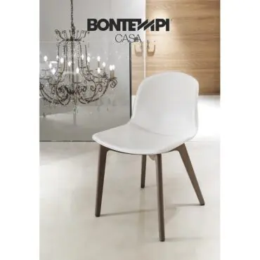 Silla Seventy Bontempi pata madera