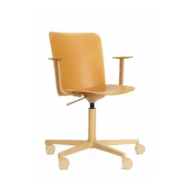 Silla Supra con brazos giratoria y ruedas Ondarreta