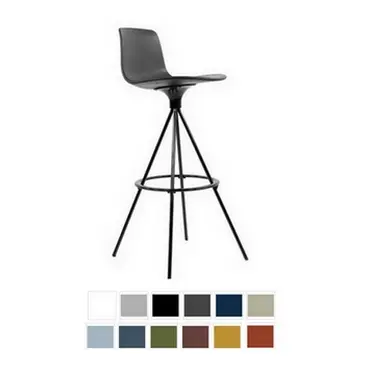 Taburete Lottus giratorio Enea