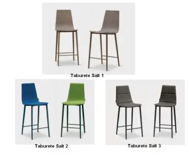 Taburete cocina Salt madera Mobliberica