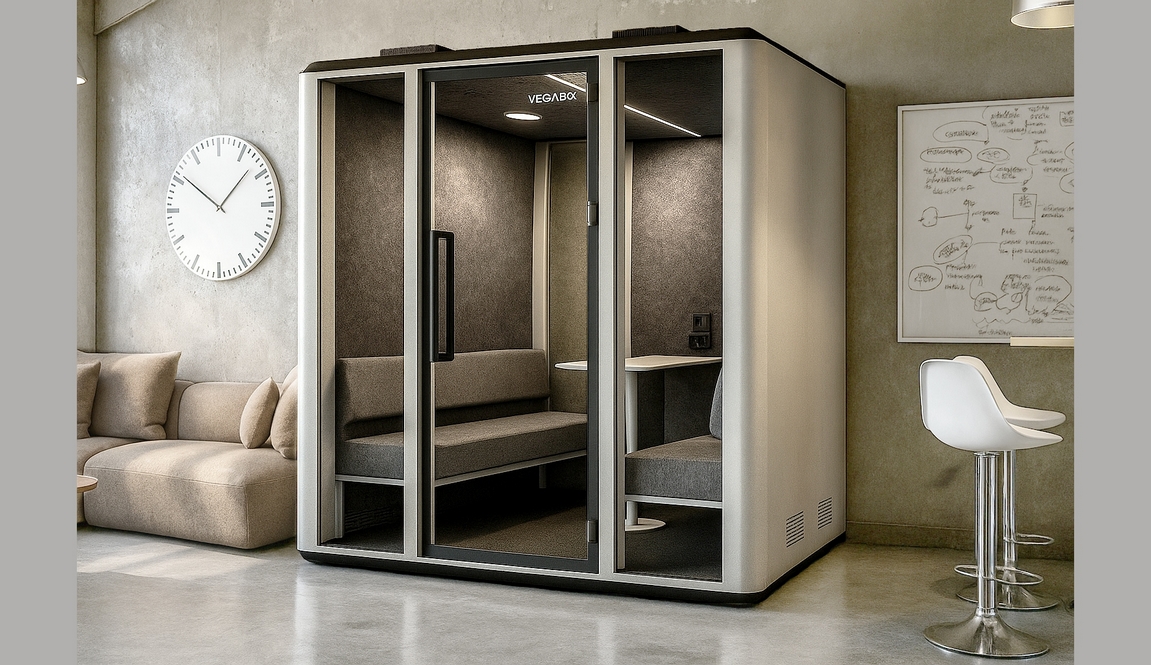 Cabina insonorizada 4 puestos