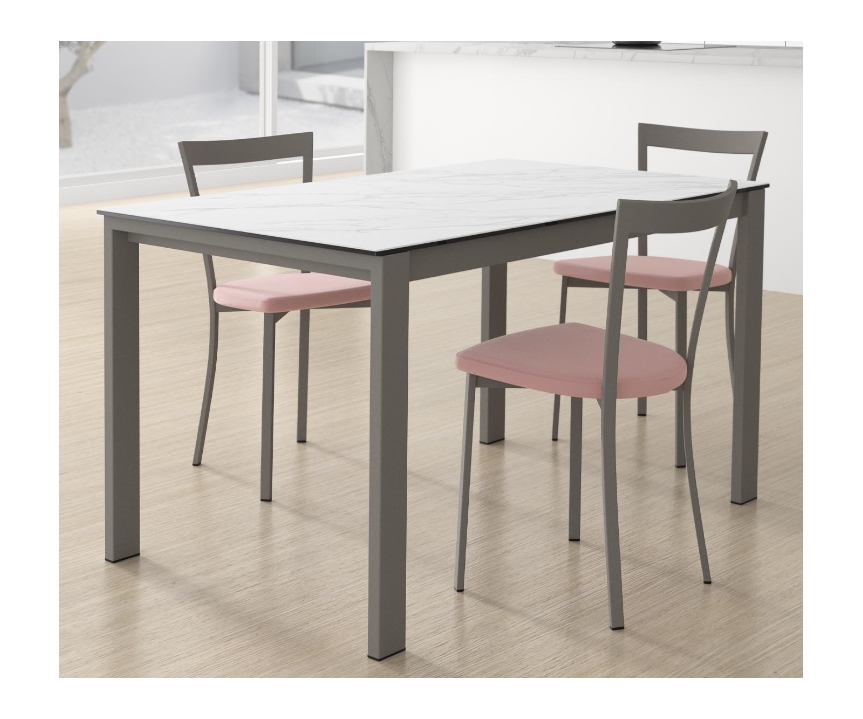 MESA DE COCINA extensible de MADERA de 110 x 70 cm. · Descuentos en mesas