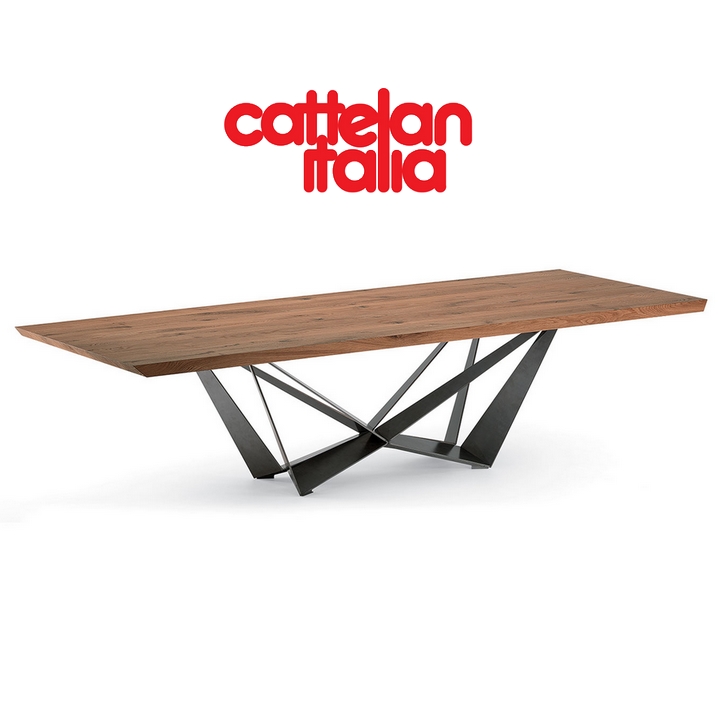 Mesa Skorpio Round Wood Cattelan - Sillas Mesas y Taburetes Multisilla