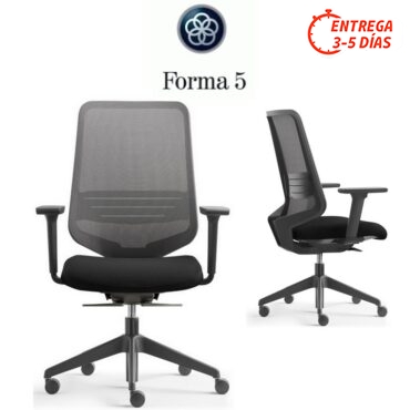 Sillón oficina Dot Home black Forma 5