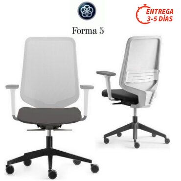 Silla de oficina Dot Pro White