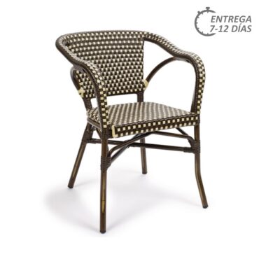 Sillón Terraza 25-3091 marrón y crema