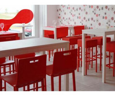 Taburete cocina Koko respaldo bajo Mobliberica