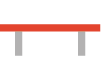 mesa rectangular volada largo extensible total